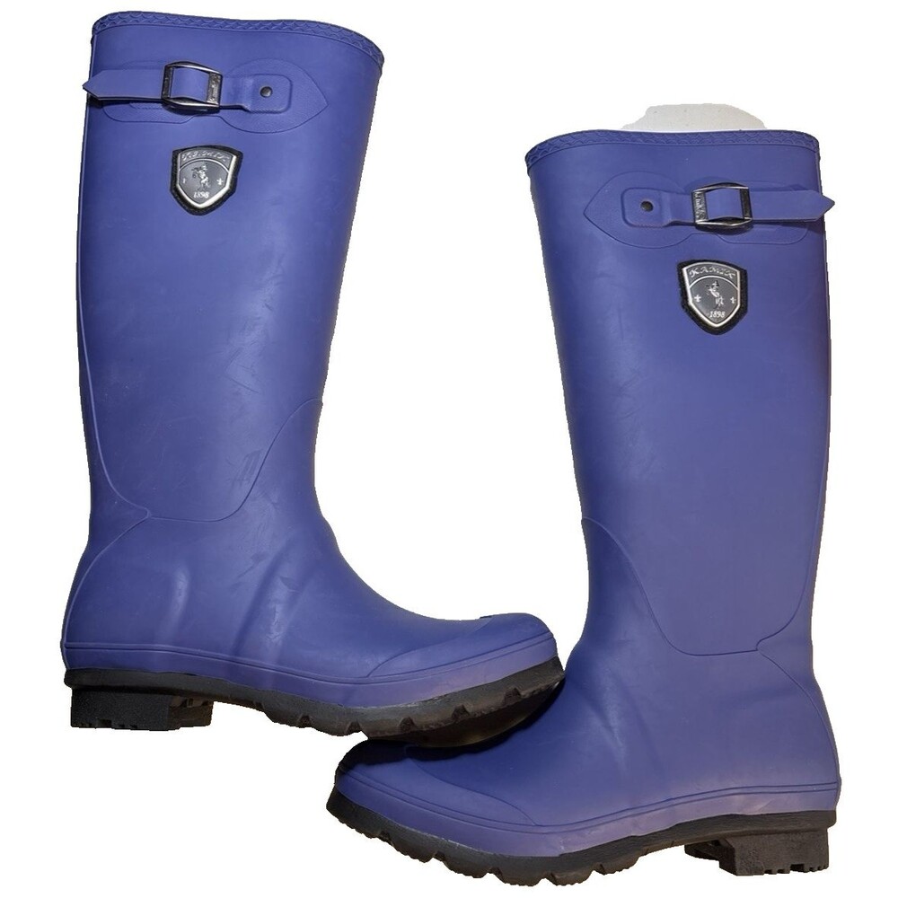 KAMIK Jennifer Womens Sz 9 Tall Waterproof Barn Muck Rain Boots BLUE Worn Once - Picture 16 of 16